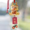 Año del Dragón Colgante Festivo para Coche Colgante para Coche Dragón Chino Colgante para Coche Amuleto de Paz Colgante para Espejo Retrovisor
