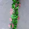 Cintas Decorativas Navideñas Coloridas Transfronterizas al por Mayor Piezas Redondas Grandes para Arreglos de Boda y Fiesta de Cumpleaños Cintas de Espumillón Festivas 2m
