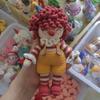 Muñeca de Monstruo de Tres Ojos Colgante de Lana Colgante Tejido a Mano Producto Terminado Muñeca de Ganchillo Hecha a Mano Colgante de Ganchillo Producto Terminado