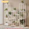 Suporte de Flores com Rodas, Rack Móvel de Vasos de Plantas de Múltiplas Camadas para Interior e Exterior, Rack de Armazenamento para Sala de Estar e Varanda