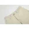 Pantalones de trabajo versátiles K26619 NEOISM, retro japonés, modernos, desgastados, rotos, de pierna recta holgada para hombre