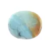 Piedra Cruda de Cristal Natural Lámina de Ágata Piedra de Energía Lámina Conformada Oficina Ovalada Piedra para Aliviar la Preocupación Chip de Agua Al Por Mayor