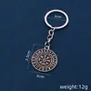 Promoção quente da Amazon Viking Nórdico lunavin aoding logo bússola chaveiro pingente ornamentos hipster masculinos