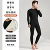 Nuevo traje térmico de terciopelo con forro polar, engrosado, sin costuras, para mujer