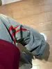 Jeans Vintage Lavados para Hombre Rectos Sueltos de Pierna Ancha Estilo Americano High Street Pantalones Largos de Marca de Moda con Parches Rayados Geniales