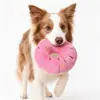 Juguete para Perro Mascota, Rosquilla de Peluche, con Sonido, Resistente a Mordidas, para Masticar Dientes, Alivia el Aburrimiento, Muñeco Interactivo, Suministros para Mascotas