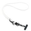 Cordón cruzado de 8 mm de cuero, tira redonda de cuero, clip trasero, junta, funda para tarjeta llave, multifuncional, puerto de carga, cordón para funda de teléfono