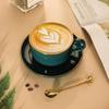Taza de Leche para Desayuno Estilo Japonés, Taza Mezcladora de Cerámica para Hogar Oficina, Juego de Tazas para Té de la Tarde, Taza de Café Latte y Platillo Caja de Regalo