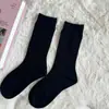 Outono/Inverno Novo Estilo Japonês Meias de Lã Listradas Verticais Simples Versátil Ins Quente Cor Sólida com Sapatos Baixos Meias Curtas