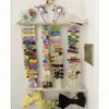 Armazenamento de Grampos de Cabelo Prateleira de Armazenamento de Grampos de Cabelo Montada na Parede Acessórios de Cabelo Infantis Tiara Nova Prateleira de Exibição de Joias Montada na Parede