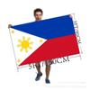 Atacado tamanho completo 3*5 pés 90*150cm bandeira filipina bandeira de poliéster