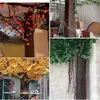 Corteza de árbol artificial para uso en interiores y exteriores, cubiertas para tuberías, paneles de pared decorativos, accesorios, pilares, decoraciones para tuberías y árboles artificiales