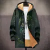 Chaqueta de Nuevo Estilo Transfronteriza con Patrones Multicolor, 47 Elementos, Cremallera, Cárdigan con Capucha, Abrigo de Algodón Polar Engrosado de Invierno con Forro Amarillo