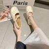 Atacado sapatos brancos femininos 2025 primavera novo muffin casual retrô estilo britânico mocassins sapatos de um passo