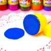 Palo Frotador de Esponja Teñida Esponja de Pintura para Niños Sello Pincel Set de Jardín de Infancia Palo para Frotar la Cabeza Herramientas de Graffiti