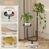 Soporte Simple para Plantas Balcón Exterior Soporte Carnoso Estante Decorativo para Plantas Verdes de Pie para Sala de Estar Hierro Estante para Flores de Interior