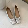 Sapatos Femininos Estilo Mary Jane Flat Ballet Sola Lisa 2026 Novo Outono Sapatos Baixos com Saias Mocassins Femininos