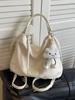 Mochila de Viaje Plateada para Mujer 2026 Nueva Moda Tendencia Bolso de Hombro Gran Capacidad Multiusos Bolso Cruzado Tipo Cubo Mochila