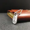 Nueva cadena de suéter de moda S925 para hombre y mujer, mano de oración lisa al por mayor, cadena de suéter de personalidad Joker, joyería para estudiantes y amantes