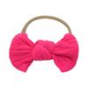 Banda para el cabello de nailon con nudo para niños, diadema elástica, diadema suave, diadema decorativa para bebé, diadema para fotos de bebé