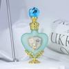 Botella de Perfume de 10 ml Salón de Belleza Colorida Vidrio de Alta Calidad Botella de Dispensación al Vacío para Aceite Esencial Botella con Forma de Corazón Dubái Medio Oriente Original