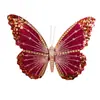 Adornos de mariposa 3D de Navidad transfronterizos, colgantes de lentejuelas con hilo dorado, decoraciones de mariposa pintadas realistas para árboles de Navidad festivos