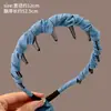 Diadema trenzada con cinta floral integrada para niñas, corona alta, no apretada, con dientes, diadema antideslizante, pinza para el pelo para niñas