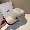 Gorra de Pato Estilo Coreano Casual Versátil Estilo Japonés m Etiqueta Gorra de Béisbol con Letras para Mujer