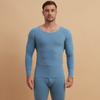 Ropa Interior Térmica para Hombre y Mujer Cuello Redondo Terciopelo Sintético Superficie AB Aislamiento Traje Lijado Parejas Ajustado Base Ropa y Pantalones Otoño