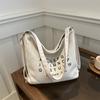 Mochila informal de estilo coreano para mujer, bolso de lona de gran capacidad, estilo nicho, 2024
