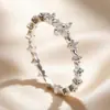 Anillo cruzado doble europeo y americano, anillo abierto multicapa simple transfronterizo, diseño de nicho para mujer, accesorios ligeros de lujo de alta gama