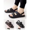 Sandalias de Hombre Más Vendidas en Verano Impermeables Fáciles de Limpiar Playa Compras Conducir Sandalias Multifuncionales de Doble Uso
