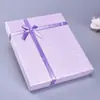 Caixas de Joias Cuidadosamente Selecionadas, Caixas de Embalagem para Anéis, Colares, Pulseiras, Caixas de Joias com Fita, Caixas de Presente com Impressão de Logo, Brincos