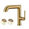 Grifo de acero inoxidable 304 para uso doméstico, adecuado para lavabo, fregadero, baño, tocador y lavabo, con funciones de agua caliente y fría