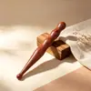 Palo de masaje multifuncional de sándalo para acupresión y relajación muscular, doble uso para cara, pie y todo el cuerpo, dispositivo de masaje calmante de meridianos, modelo nuevo