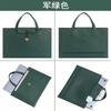 Bolso de mano nuevo de cuero bolso para portátil bolso de PU almacenamiento plano maletín macbook12air14 pulgadas 16 pulgadas