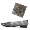 Sapatos de Gelatina Coreanos com Bico Fino, Sandálias de Bico Fino Casuais para Exterior em PVC Cristal, Sapatos de Dança Vazados Slip-On