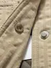 Cardigan Retro Americano sin Cuello Chaqueta de Algodón Estilo Japonés Holgada Casual Gruesa Acolchada Casual Holgada Chaqueta de Cuero para Hombre