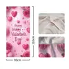 Suministro Exclusivo Transfronterizo de Temu Amazon Shein de Funda Decorativa de Puerta de Habitación Elástica de una Pieza, Fácil de Instalar, Cubierta de Puerta Estilo Día de San Valentín