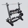 Estante para Mancuernas Hogar Tres Niveles Simple Doble Nivel Soporte y Base para Mancuernas Estante de Exhibición Pequeño Comercial Habitación Equipo de Fitness