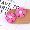 Versión coreana de flor tridimensional de algodón DIY accesorios para el cabello 8cm tela flor de cinco pétalos accesorios para ropa zapatos y calcetines venta al por mayor al contado