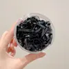 Elásticos de Borracha Descartáveis Pretos para Crianças, Xuxinhas de Cabelo para Meninas que Não Danificam o Cabelo, Cordões Pequenos de Cabelo para Prender o Cabelo, Elásticos de Cabelo de Alta Elasticidade e Duráveis