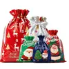 Bolsas de Regalo Navideñas con Cordón de Fábrica, Bolsas para Empaquetar Regalos de Navidad, Bolsas de Almacenamiento, Bolsas de Regalo para Fiestas