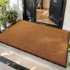 Felpudo de fibra de coco con diseño de Shiba Inu de dibujos animados, antideslizante, resistente al desgaste, alfombrilla de entrada para quitar el polvo para uso doméstico