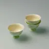 Juego de Tetera Ino Kiyomatsu Pintado a Mano con Banco de Sauce, Flor de Estrella y Calabaza, con Cuatro Tazas, Regalo de Negocios de Lujo Ligero
