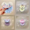Lindo Clip de Pinza de Felpa de Dibujos Animados Kuromi Clip de Tiburón 3D para Mujeres, Diadema para Lavado de Cara y Maquillaje, Accesorio para el Cabello
