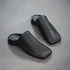 Jiezhou 2026 Primavera Nuevo Estilo Primera Capa Piel de Vaca Slip-On Punta Cerrada Pantuflas de Exterior Estilo Perezoso Plano Zapatos para Mujer