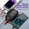 Carga rápida de 20,000 mAh y 45W con el cable incorporado