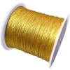 Hilo de seda ultrafino de 3 hebras dorado y plateado hilo dorado para devanar escobas cuerda roja collar de mano de cuerda trenzada hilo de bordado hecho a mano diy