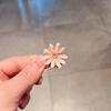 Pinza para el pelo con flor de cristal estilo coreano, tamaño pequeño, con flecos, para niña